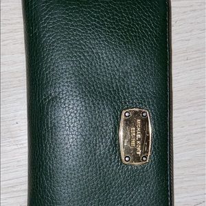 Green Michael Kors Wallet